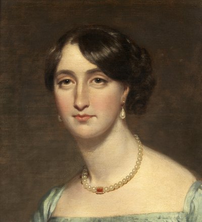 Retrato de Fanny Kemble, c.1830 (óleo sobre lienzo) de British School