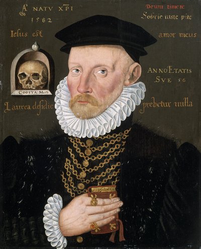 Retrato de Gawen Goodman de Ruthin de British School
