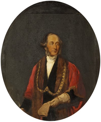 Retrato de John George Shaw, c.1853-54 (óleo sobre lienzo) de British School