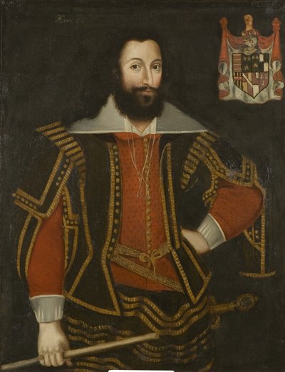 Retrato de Sir Robert Poyntz, c.1615 de British School