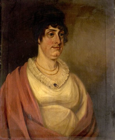 Retrato de una dama (óleo sobre lienzo) de British School
