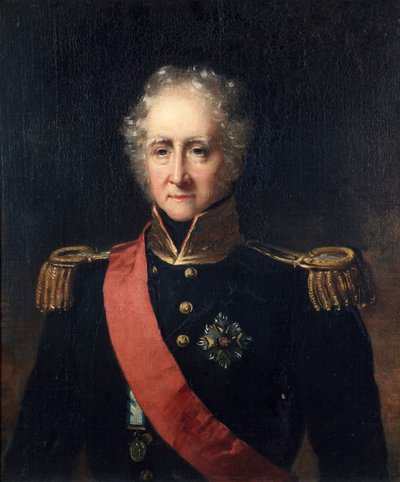 Retrato de un almirante, hacia 1830 de British School