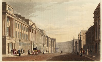 Regent Street, mirando hacia el Cuadrante, Londres de British School