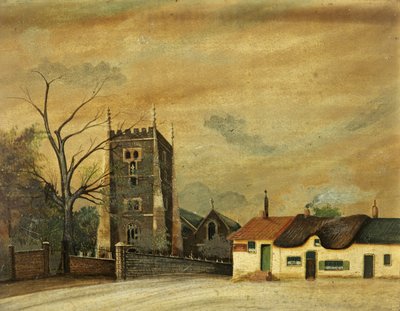 Iglesia de San Woolos y la antigua posada Six Bells de British School