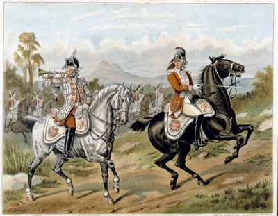 Los 17º Dragones Ligeros (Nuevos Lanceros), en América 1775 - en "Harper