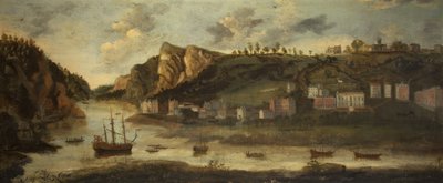 The Hot Wells, Bristol, c.1800 (óleo sobre lienzo) de British School