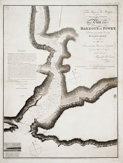 El puerto de Fowey, Cornualles de British School