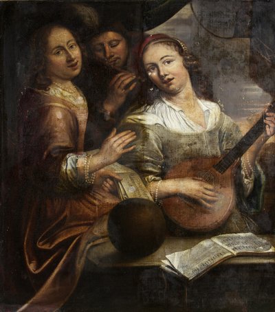 Tres músicos, c.1700 de British School