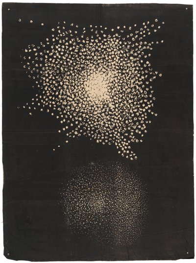 Colgante de pared con dos cúmulos de estrellas de British School
