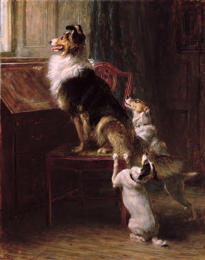 Un asiento reservado, 1901 de Briton Riviere