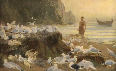 Un Vagabundo del Viejo Mundo, 1887, c1930 de Briton Riviere
