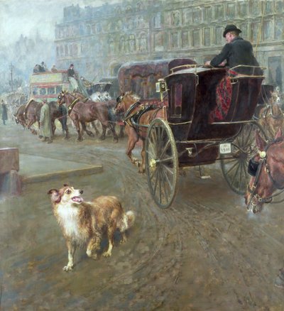 Perdido o extraviado, 1905 de Briton Riviere