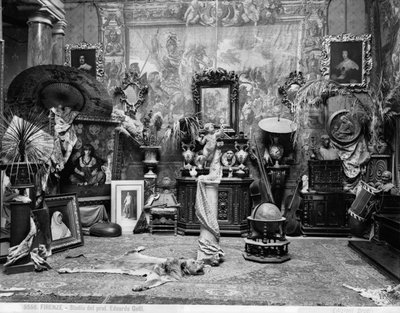 Estudio del pintor florentino Edoardo Gelli de Brogi Brogi