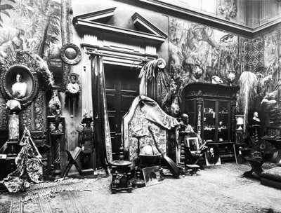 Estudio del pintor florentino Edoardo Gelli de Brogi Brogi