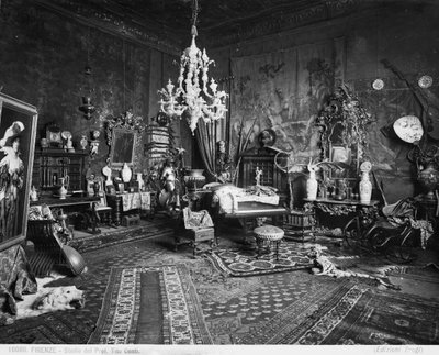 El estudio del pintor y profesor Tito Conti, Florencia de Brogi Brogi