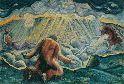 Devenir y morir, c.1920 (óleo sobre lienzo) de Broncia Koller-Pinell