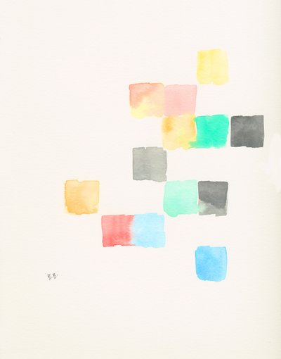 Bloques de colores pastel de Bronwyn Baker