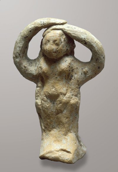 Figurilla de un doliente, de Azor, Israel de Bronze Age