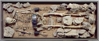 Tumba femenina ricamente dotada de Molzbach bei Huenfeld de Bronze Age