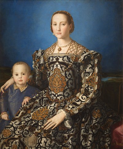 Italiano: Ritratto di Eleonora di Toledo col figlio Giovanni Retrato de Leonor de Toledo y su hijo Giovanni de