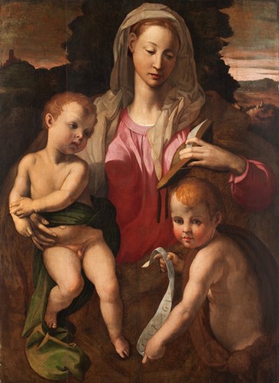 Virgen con el Niño y San Juan Bautista de Bronzino