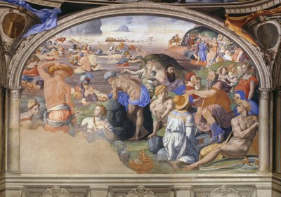 El cruce del Mar Rojo de Bronzino