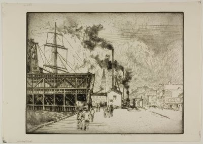 Muelle de Crowley de Bror Julius Olsson Nordfeldt