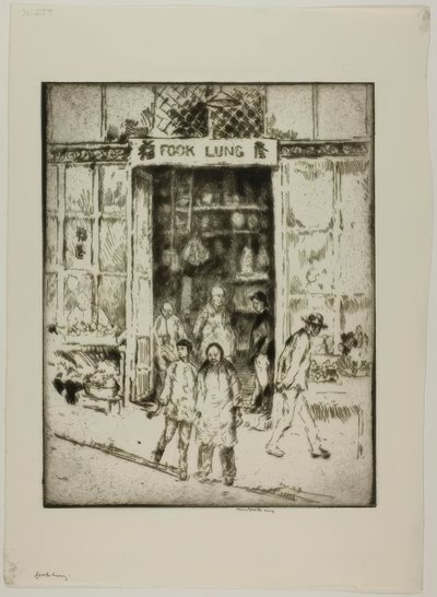 San Francisco - Fook Lung de Bror Julius Olsson Nordfeldt