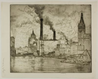 La Gran E de Bror Julius Olsson Nordfeldt