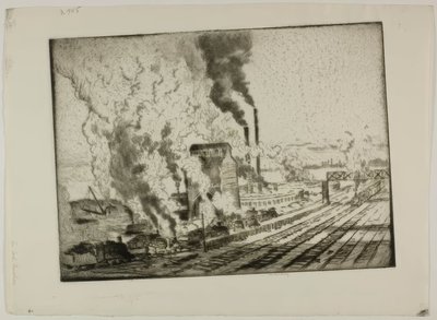 La trituradora de carbón de Bror Julius Olsson Nordfeldt