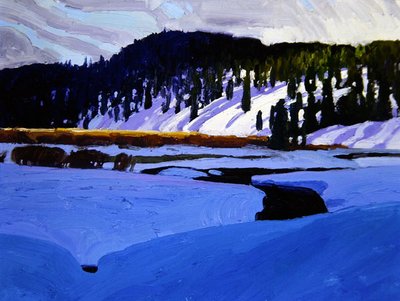 Paisaje de invierno de Bror Lindh