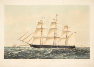 The Celebrated Iron Clipper Ship Chile 767 Tons Register, belonging to Messrs Seymour Peacock  Co of London