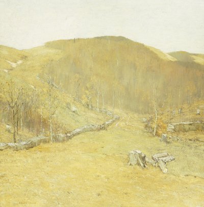 Las colinas, c.1910 de Bruce Crane