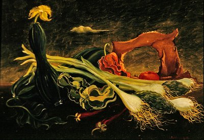 Naturaleza muerta (óleo sobre lienzo) de Bruce Hollingsworth