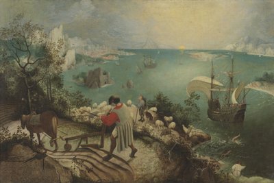 Paisaje con la caída de Ícaro de Bruegel