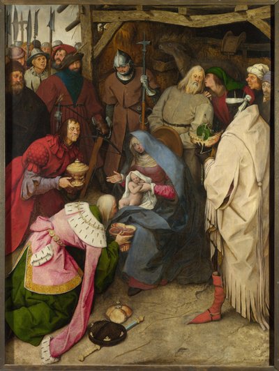 La adoración de los Reyes, 1564 de Bruegel