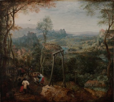 La urraca en la horca de Bruegel