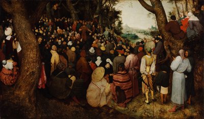 El sermón de San Juan Bautista de Bruegel