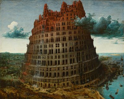 La torre de Babel, c. 1565 de Bruegel