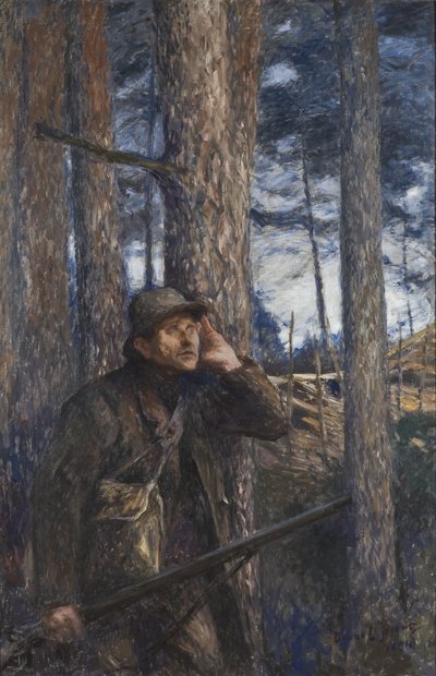 Un Cazador Furtivo, 1894 de Bruno Andreas Liljefors