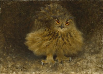 Un búho real, 1905 de Bruno Andreas Liljefors