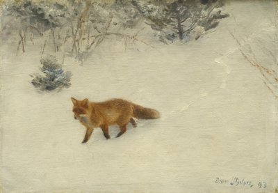 El zorro, 1893 de Bruno Andreas Liljefors