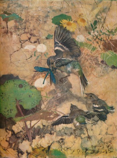 Panel por Bruno Liljefors, c1924 de Bruno Andreas Liljefors