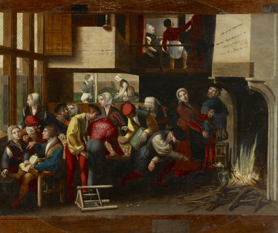 Una escena de burdel, c.1540 de Brunswick Monogrammist