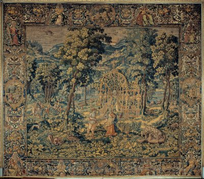Vertumno y Pomona de Brussels Manufactory