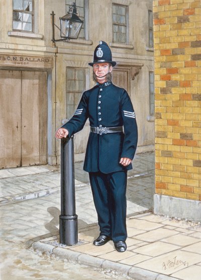 Un sargento de 1865 (litografía en color) de Bryan Fosten
