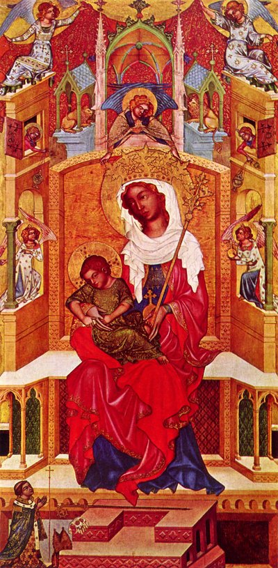 Madonna de Kłodzko de Böhmischer Meister