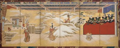 Un espectáculo de marionetas: La historia de los árboles en maceta, principios del siglo XVIII de Bunkaku
