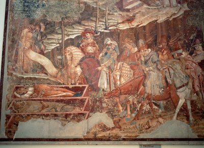 Triunfo de la Muerte ... (fresco) de Buonamico Buffalmacco