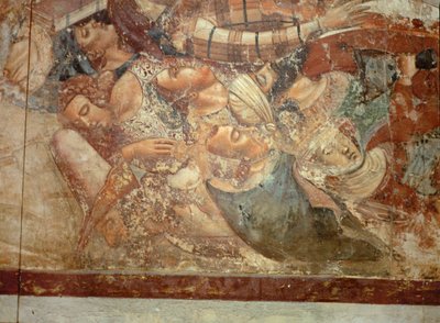 Triunfo de la Muerte, fresco ... (fresco) de Buonamico Buffalmacco